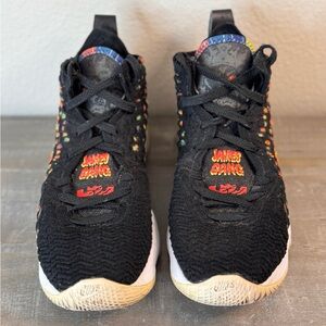 Nike Sneakers with Multicolor Accents (LeBron James)